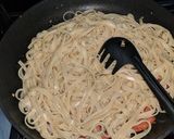 A picture of step 7 of Chicken and Chorizo Carbonara.