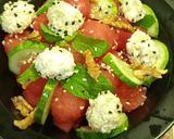 A picture of step 6 of Watermelon Feta Cheese Salads.