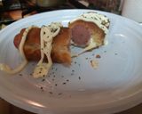 Foto del paso 4 de la receta Rollos de salchicha empanado