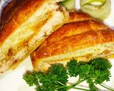 A picture of step 4 of Grilled Chicken Croissant 🥐 😋.