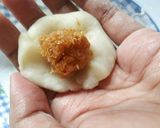 Foto langkah ke 6 dari resep Mochi unti kelapa & kacang gula merah 😁😁😁.