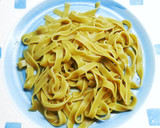 Foto del paso 11 de la receta: Morcillo de Ternera en nido de fettuccini con salsa de gírgolas