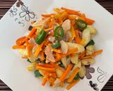 Foto langkah ke 5 dari resep Tumis putren cabai hijau.