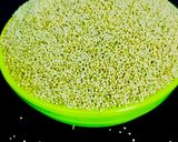 A picture of step 1 of Foxtail Millet Burfi.
