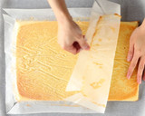 A picture of step 12 of Strawberry Swiss Roll Cake.