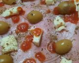 Foto del paso 4 de la receta: Pizza con tomate fresco (2 mitades)