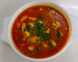 A picture of step 5 of Matar paneer.