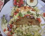 A picture of step 7 of Tangy Mexican tacos with hung Curd dip.
