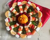 A picture of step 4 of Salad with paneer.