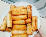 Hình bước làm 4 của món Chả giò bắp