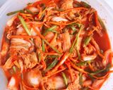 Hình bước làm 4 của món Kim chi cải thảo