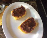 Foto del paso 12 de la receta: Camarones sobre polenta grillada con puré de dátiles y reducción de queso