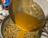 A picture of step 8 of Spaghetti with Bell Pepper Sauce.