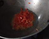 A picture of step 3 of BhindiBhurji.