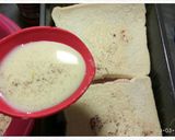Foto langkah ke 7 dari resep Choco Jam Baked Bread Pudding.