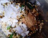 A picture of step 1 of Green gram & Urad dal dosa.