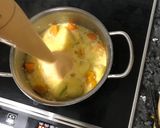 Hình bước làm 4 của món Súp khoai tây bí đỏ