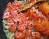 A picture of step 4 of Qeema Palak !.