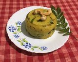 A picture of step 7 of Rava / Sooji Upma.