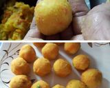A picture of step 1 of Veg Lollipop and Momos.