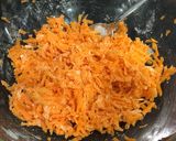 A picture of step 1 of Carrot cake with no nuts or butter!!!.