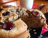 Foto del paso 5 de la receta: Bizcocho de cerezas fit