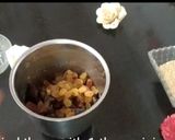 A picture of step 2 of Dry fruits roll for new year treat.