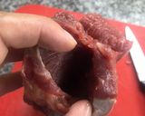 Foto del paso 5 de la receta: Bife de chorizo relleno con hongos y vegetales glaseados