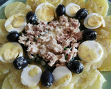Foto del paso 11 de la receta: Ensalada de patata con salsa de mostaza y queso de cabra