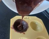 A picture of step 3 of Dripping Chocolate Sauce Dessert.