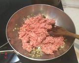 A picture of step 4 of Mapo tofu gratin.