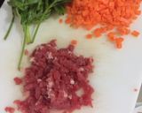 Foto langkah ke 3 dari resep Perkedel kentang plus daging+telur bebek+wortel.