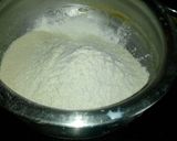 A picture of step 1 of Hyderabadi bidari paratha.