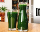 Hình bước làm 3 của món 🌱 Nước Cốt Lá Dứa Nguyên Chất Màu Đẹp & Không Bị Đắng
