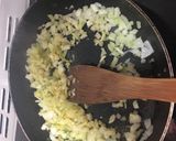 A picture of step 2 of Sage and Onion Stuffing.