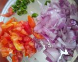 छोले चाट (Chole chaat recipe in hindi) रेसिपी चरण 3 फोटो