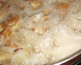 A picture of step 2 of Potato with egg n akra.