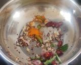 A picture of step 3 of Neem flower rasam.