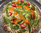 નો ઓવન નો યીસ્ટ વ્હીટ પીઝા(નો Oven નો yeast Whole Wheat Pizza Recipe in Gujarati) રેસીપી સ્ટેપ8ફોટો