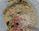 Foto langkah ke 4 dari resep Dadar Kentang Sayur.