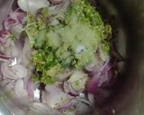 A picture of step 3 of Moong Dal Onion Pakoda.