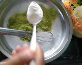 Foto langkah ke 4 dari resep Bolu kukus matcha latte.