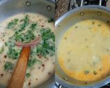 A picture of step 2 of Rice dumpling in gravy.