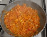 A picture of step 4 of Indian style - spicy carrot dish.