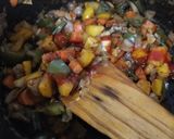 A picture of step 2 of Chinese fried rice.