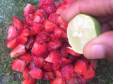 Homemade strawberry jam