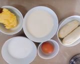 Hình bước làm 1 của món Bánh chuối hấp