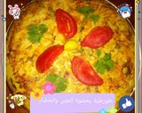 صورة لخطوة 6 من وصفة طورطية بحشوه الجبن والخضار 🥘🍲🥘🍲