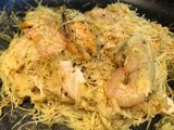 Mussels Shrimps with Egg Sour Fried Rice Noodles