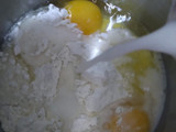 Pancake durian full durian no whipecream